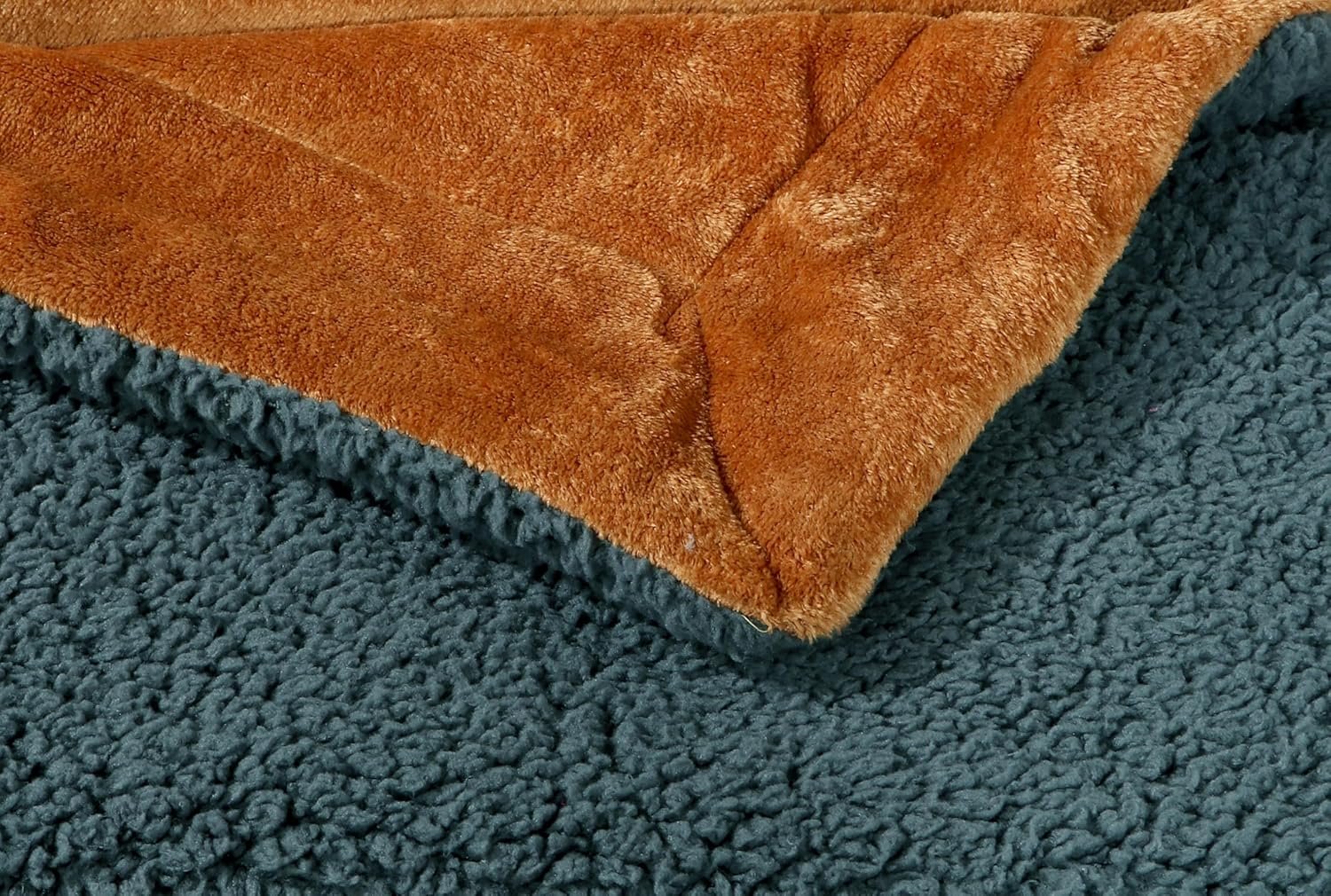 RD TREND Premium Double Bed/Mild Winter Sherpa Blanket Super Soft Flannel for Bed, Sofa, Couch, Camping and Travel (Plain) (Golden)